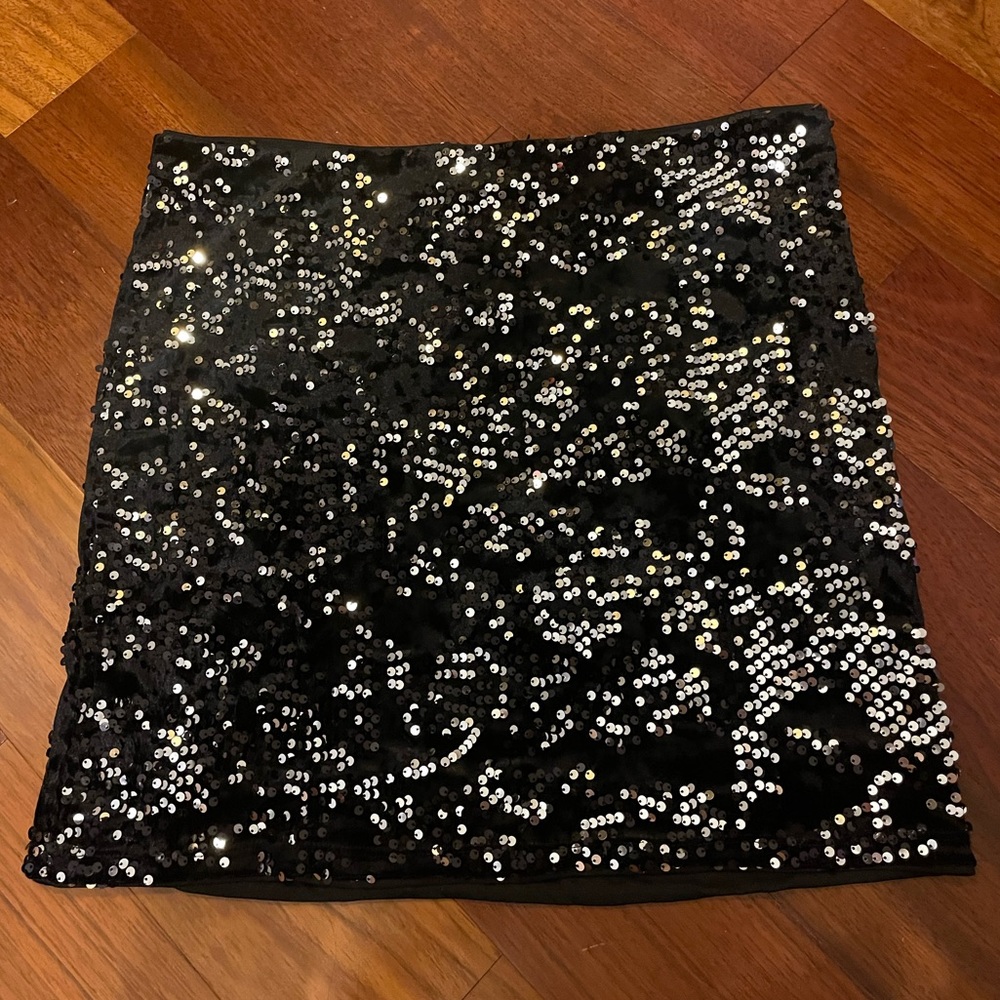 H&M glittery skirt